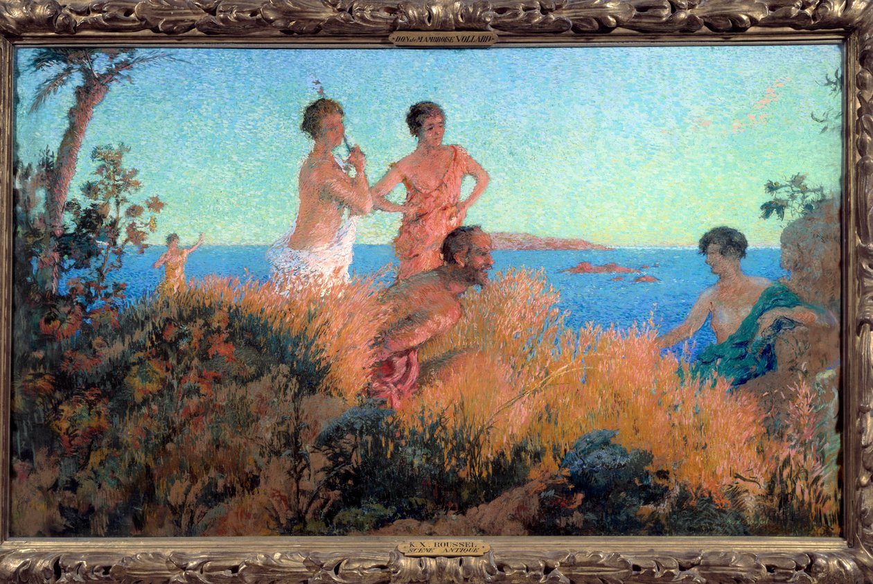 ザビエル・ルーセル・カー（1867-1944）による古代の情景画 作： ケルザビエルルーセル