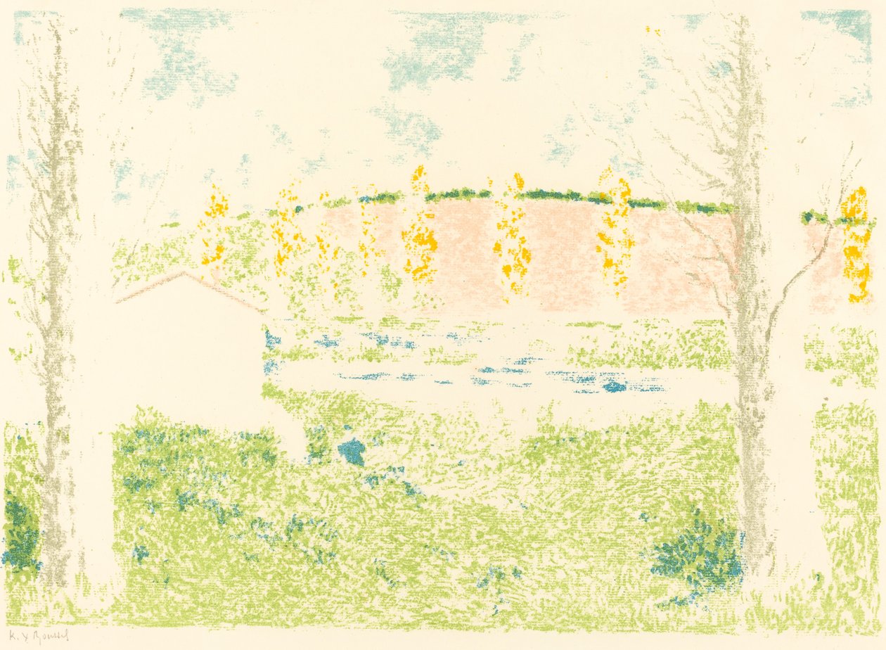 家のある風景 作： ケルザビエルルーセル