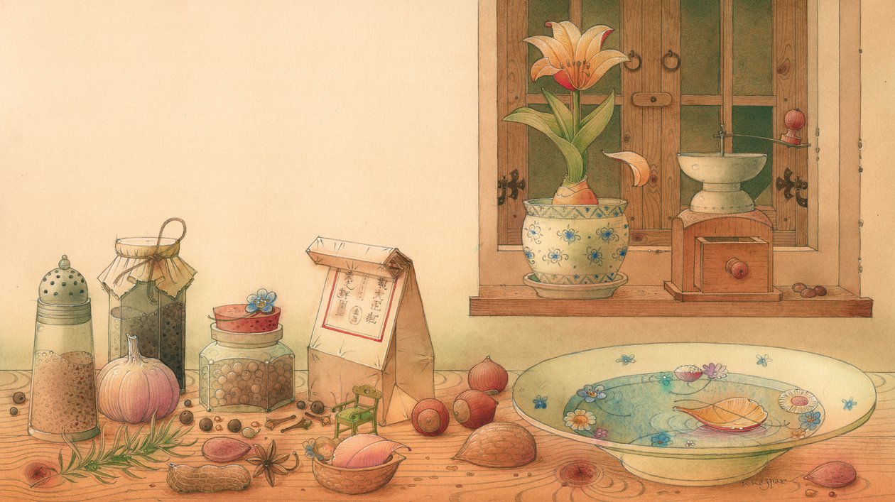 Thumbelina 01、2005（紙にトイレ） 作： ケスティス・カスパラヴィシウス