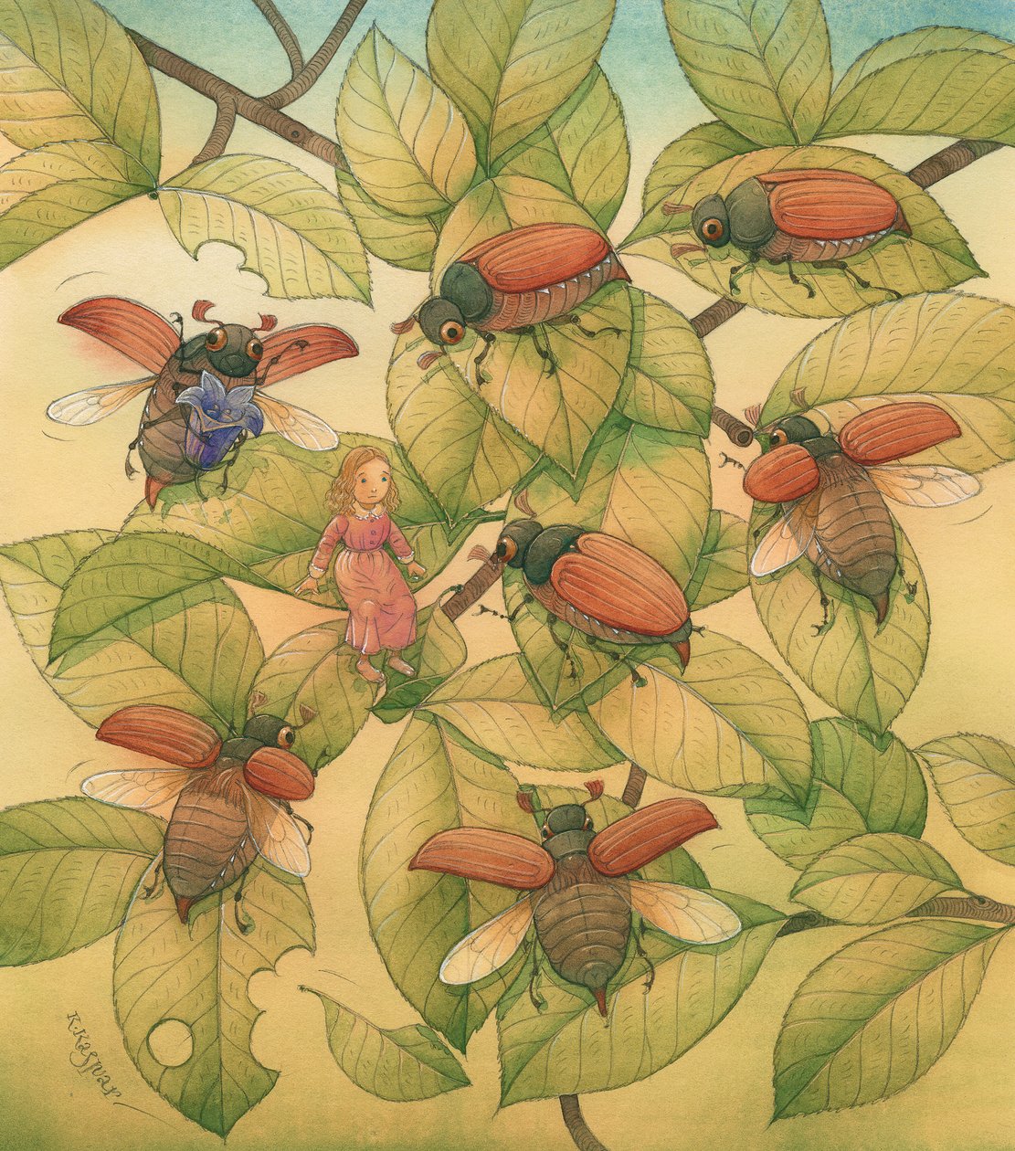 Thumbelina 08、2005（紙にトイレ） 作： ケスティス・カスパラヴィシウス