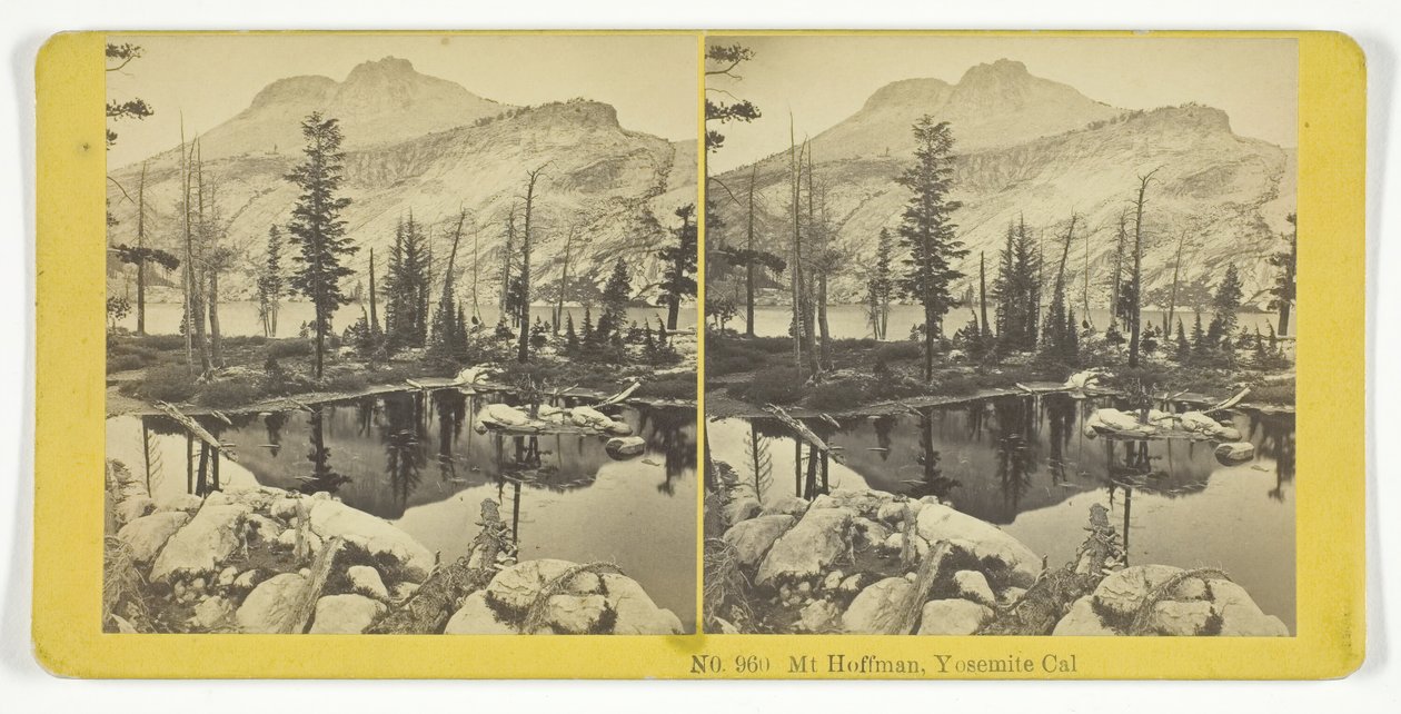 ホフマン山、カリフォルニア州ヨセミテ、185575. 作成者: Kilburn Brothers、BW Kilburn。 作： キルバーンブラザーズ、BWキルバーン