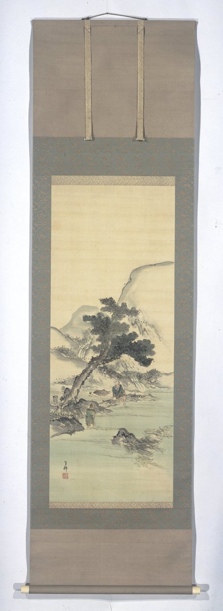 風景の中の文人 作： 岸がんく