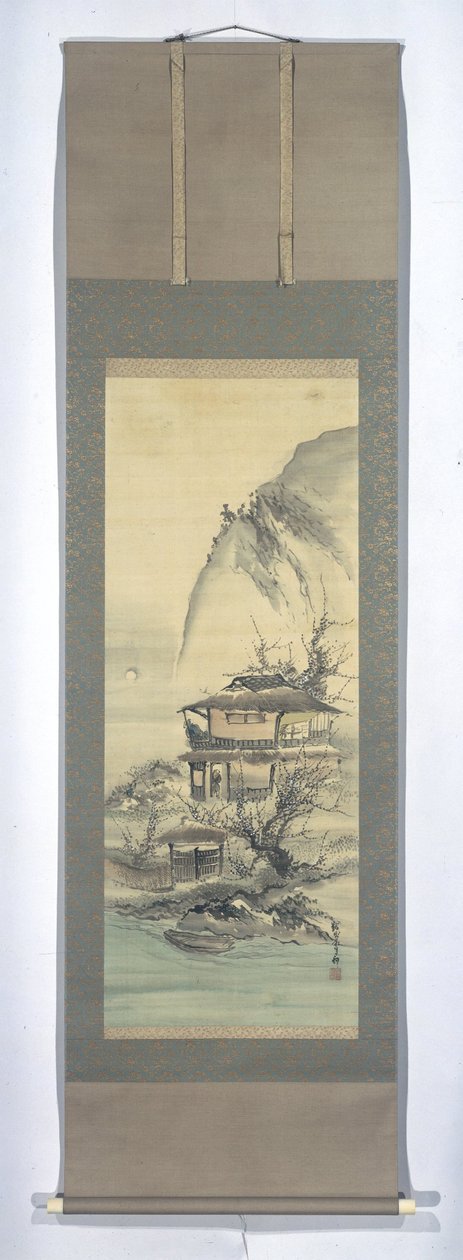 風景の中の文人 作： 岸がんく