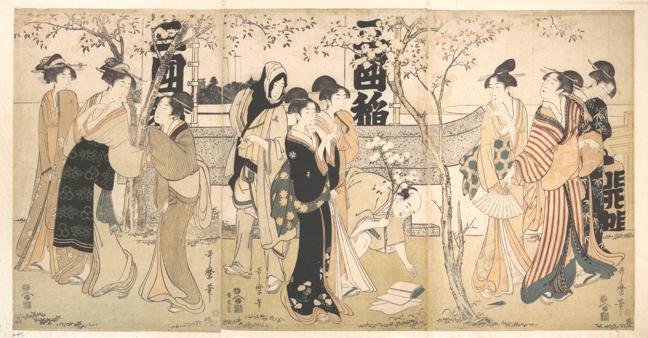 三囲神社の御開帳 作： 北川歌ro