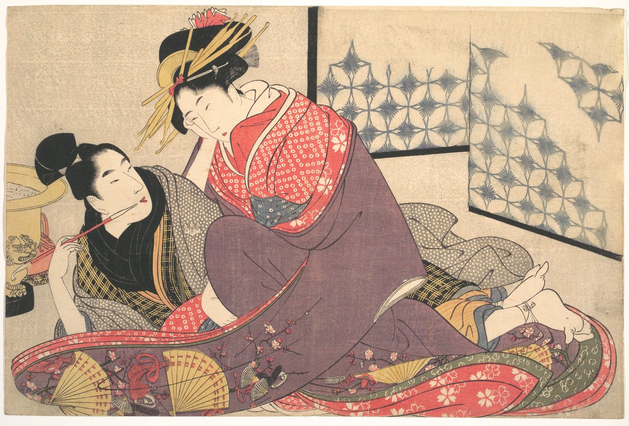 エロティックな版画 作： 北川歌ro