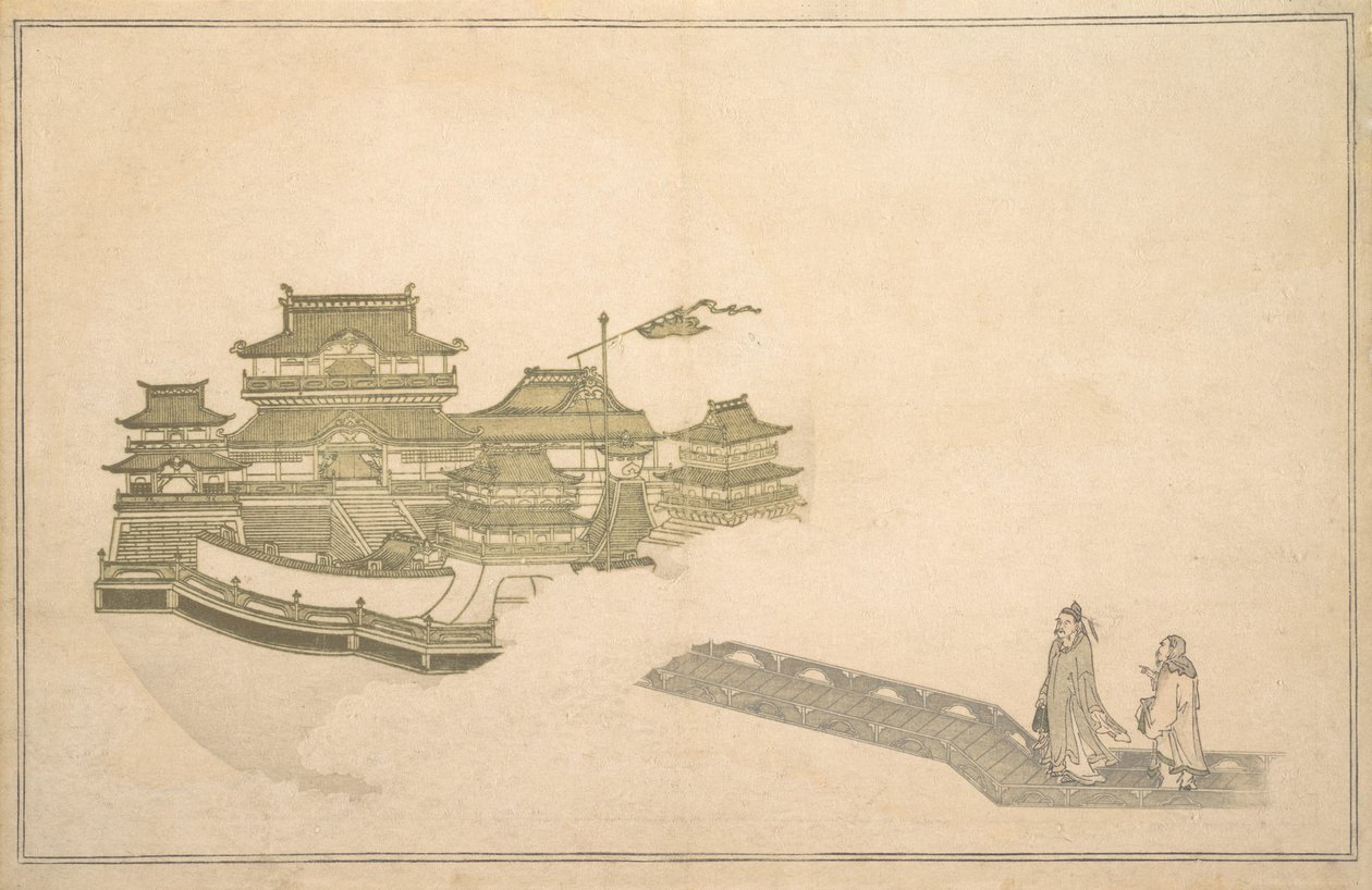 月の宮殿、1789 年 8 月。 作： 北川歌ro