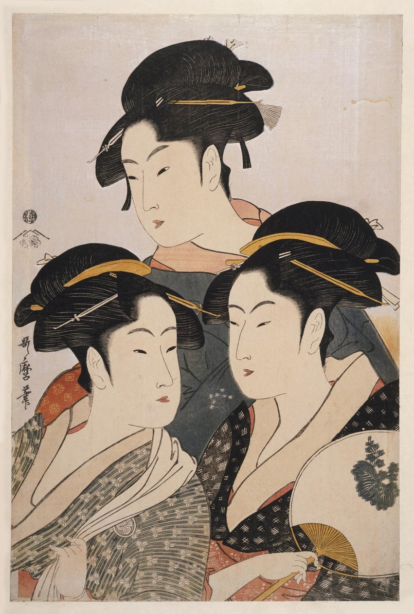 現在の三美女東寺さん美人 作： 北川歌ro