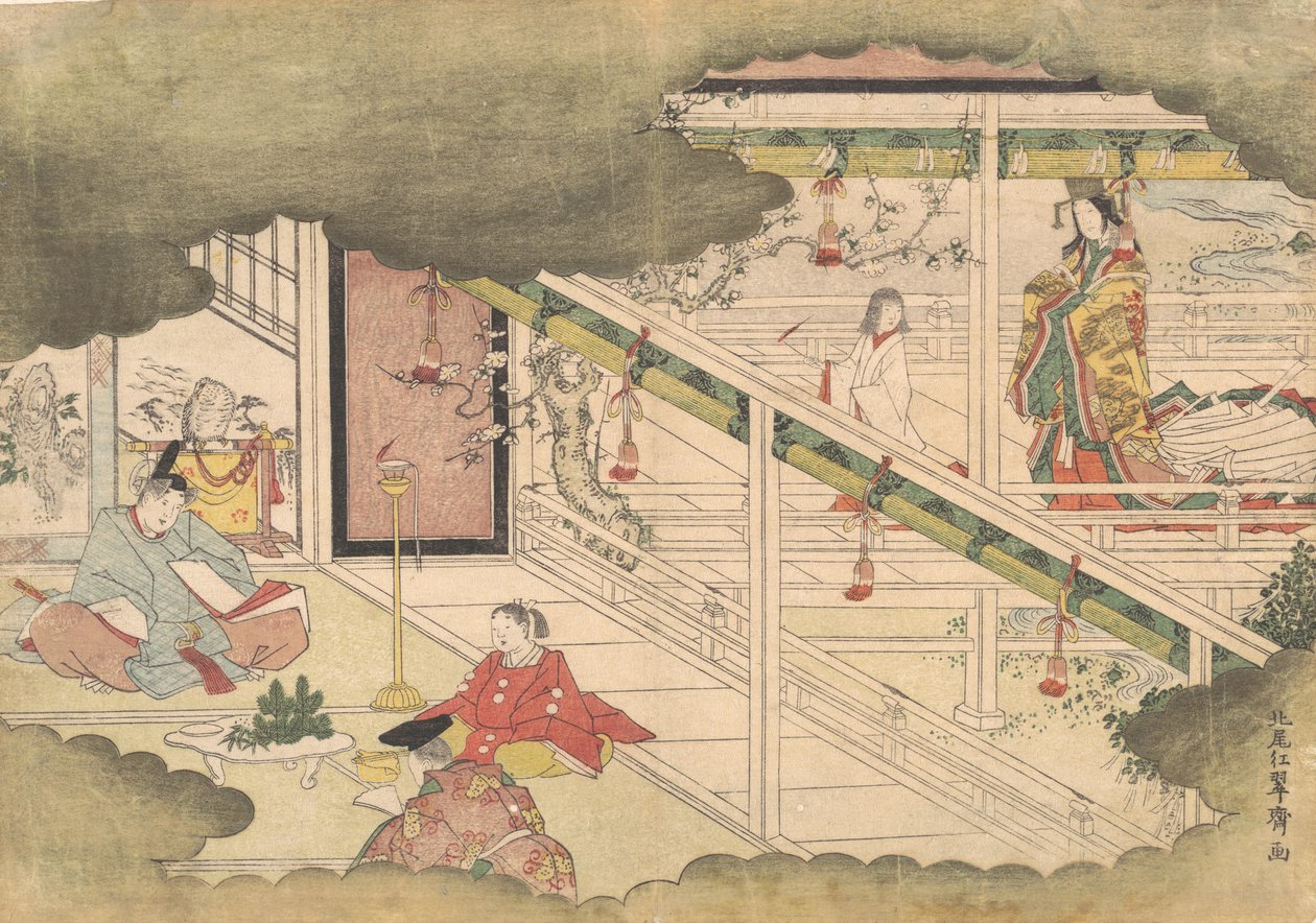 伊勢物語の一件 伊勢物語 1790年頃 作： 北尾重政