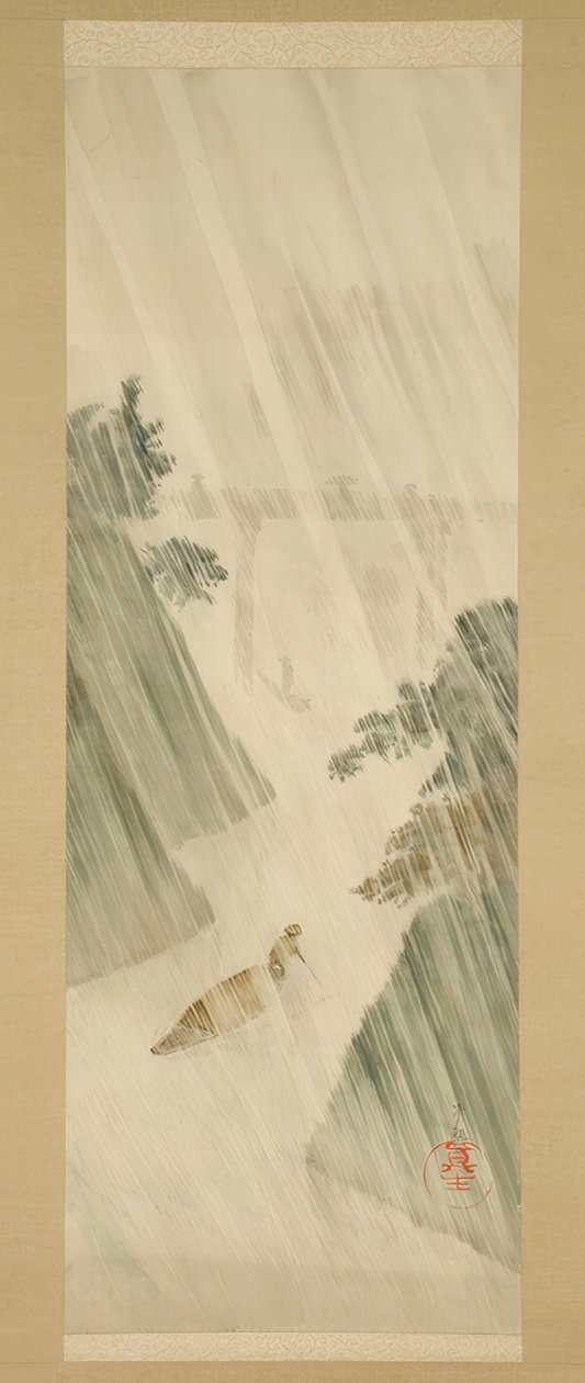 東京・お茶の水の雨の日 作： 小林清親
