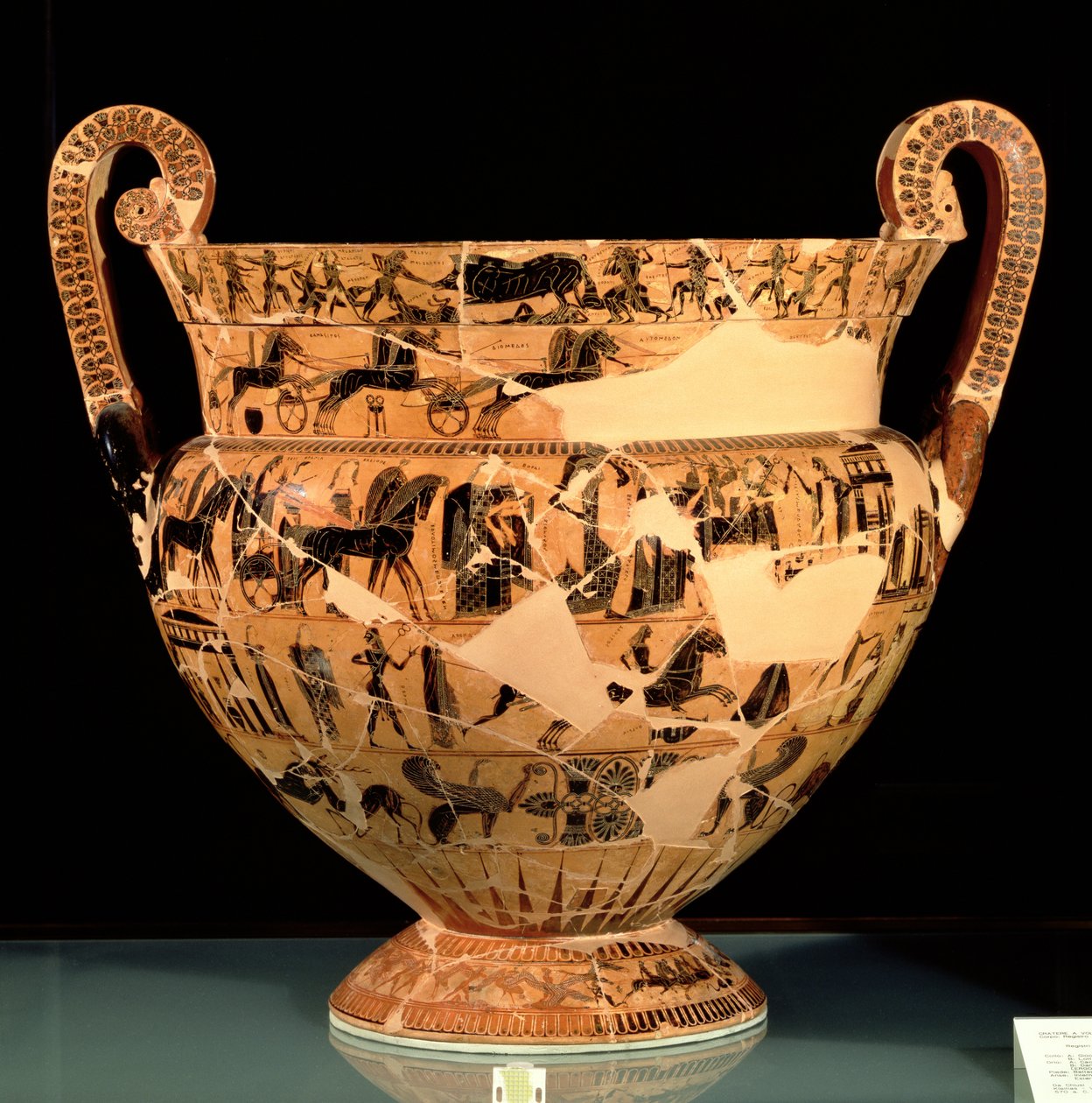 エルゴティモス作「フランソワの壺」B面（紀元前575～560年頃）紀元前570年頃（陶器 作： Kleitias Kleitias