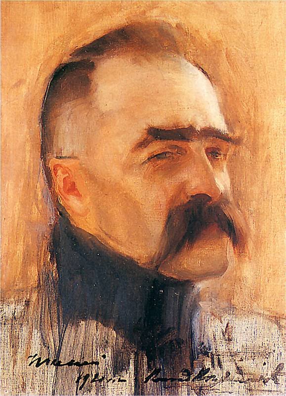 Portret Jozefa Pisudskiegoジョゼフ・ピズスキの肖像 作： コンラッド・クルジザノフスキ