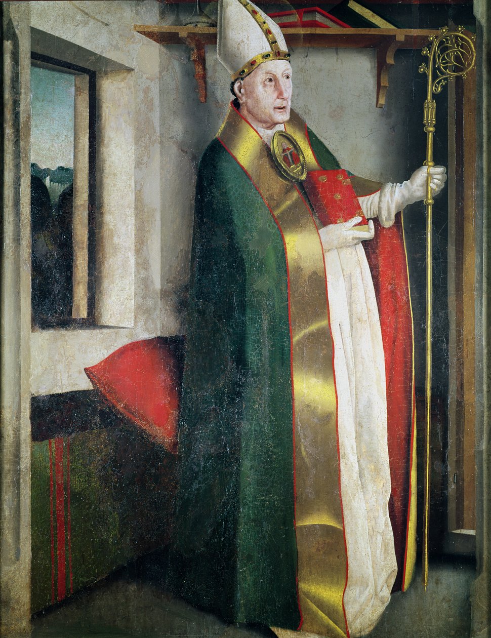 セントオーガスティン（354-430）c.1435 作： コンラッド・ジッツ