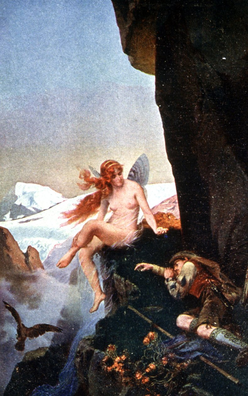 Keiju Sveitsin Alpeilla, n. 1910 (kuva) 作： コンラッド・ディーリッツ