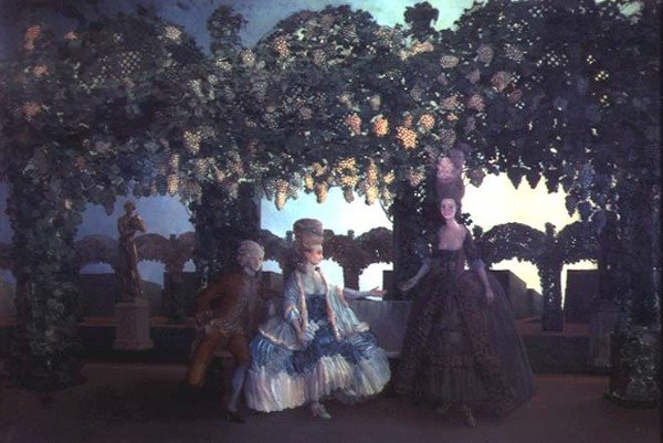 夕方、1900-02 作： コンスタンチンアンドリービッチソモフ
