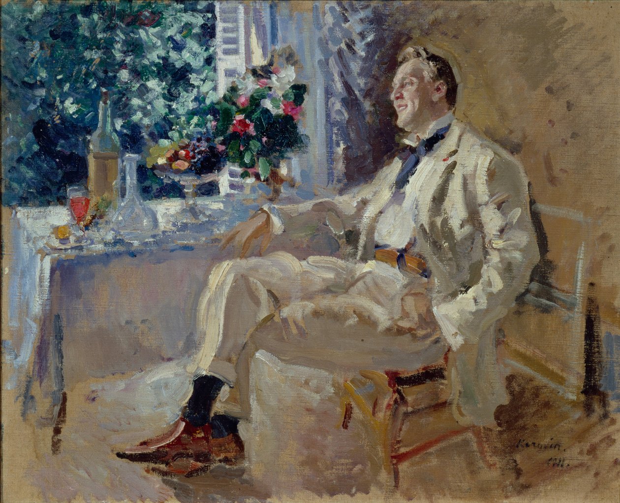 歌手フョードル・イワノビッチ・シャリアピンの肖像 1873-1938, 1911. 作： コンスタンチン・アレクセイビッチ・コロビン
