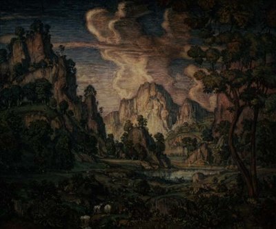 クラシックな風景 作： コンスタンチン・フェドロビッチ・ボガエフスキー