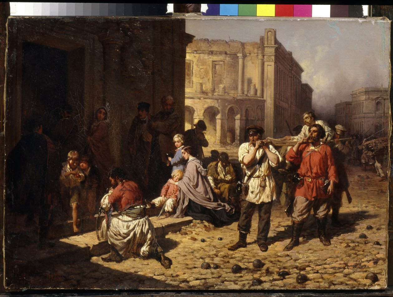 O cerco de Sebastopol em 1854 作： コンスタンチンニコラエビッチフィリッポフ