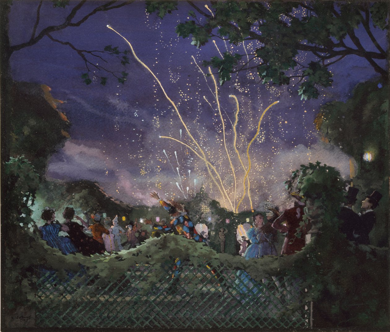 花火（1929年 作： コンスタンチン・ソモフ