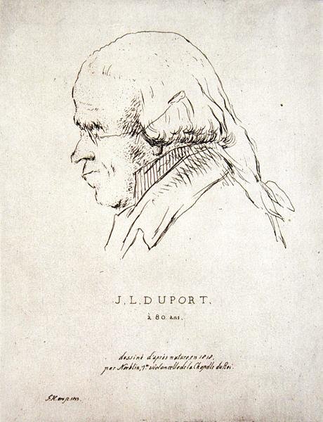80歳のジャン＝ルイ・デュポール（1749-1819）（エッチング 作： バスケットボール（後）