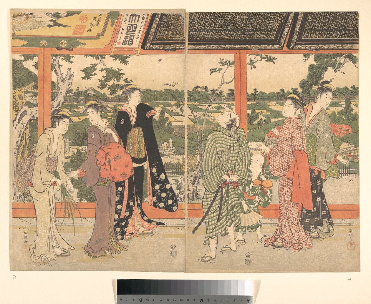 版画 作： 久保俊満