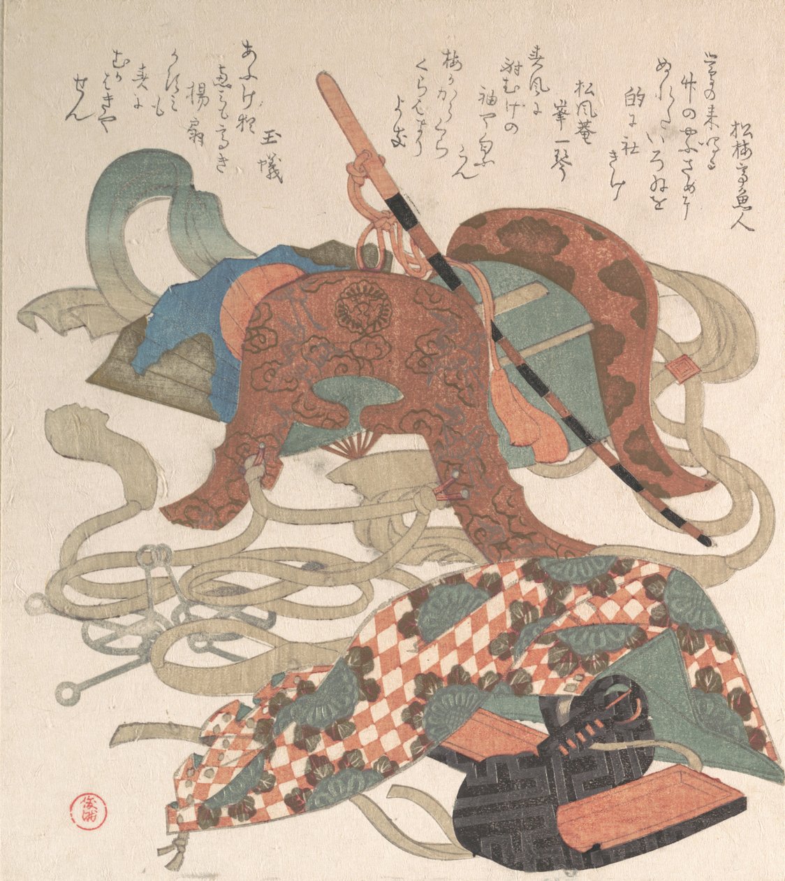 サドルとその他の馬具類 1810年頃 作： 久保俊満