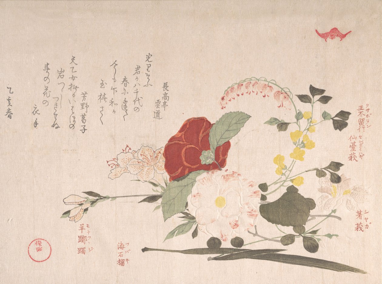 春雨集 春雨集 vol.2 切花編。クレマチス、バス...、1815年 丑年。 作： 久保俊満