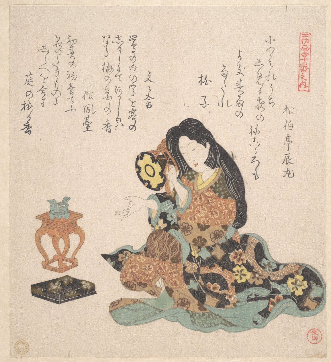 太鼓を叩く女性 作： 久保俊満