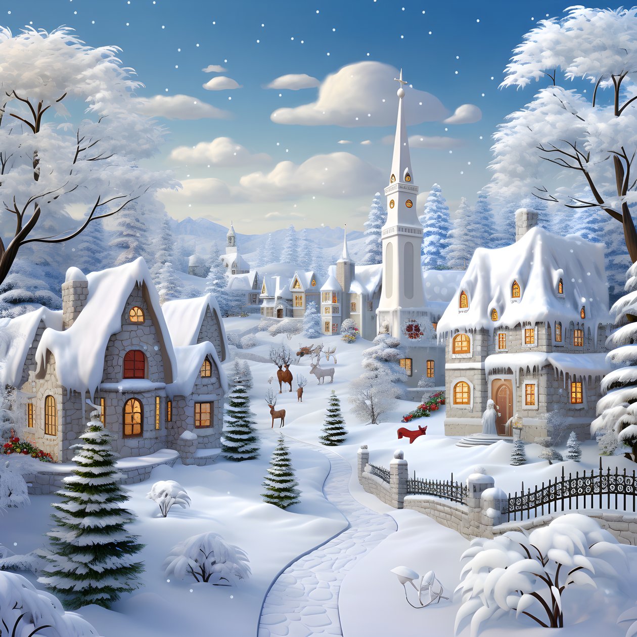 3d 雪のクリスマス 1 作： カート・ヘプケ