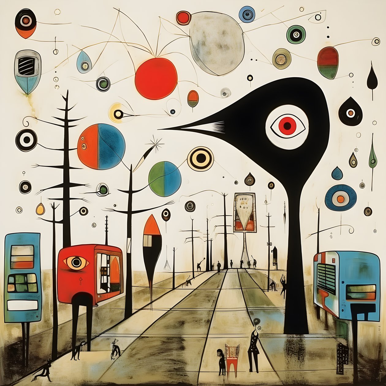 版画　ミロ(1) ジョアン・ミロ リトグラフ Ⅰ (石版画作品総図録 1930-52)／Ⅱ