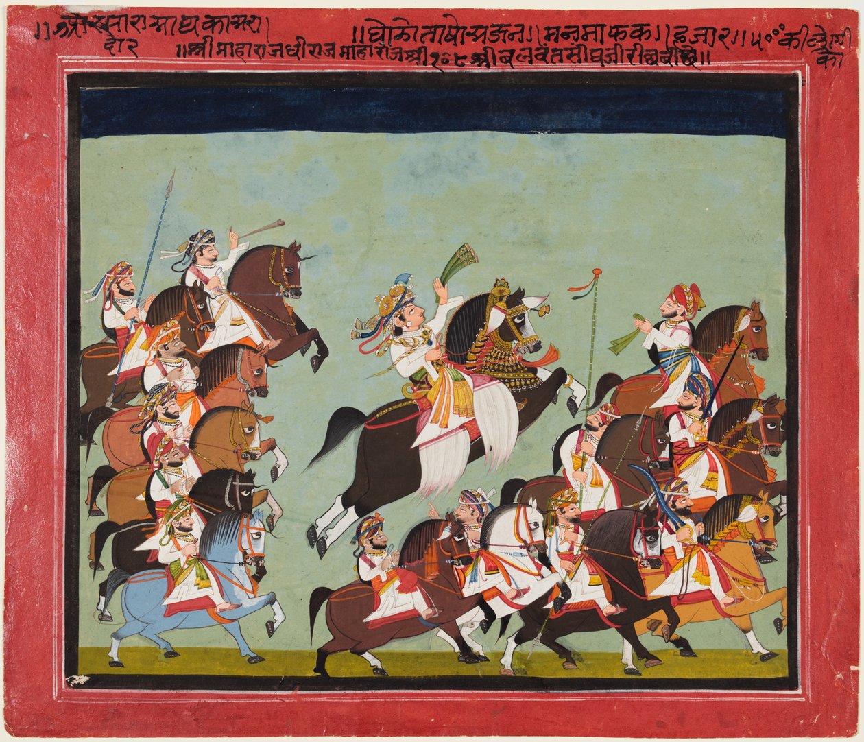 ラトラムのマハラジャ バルワント シン (r. 1825–29) 作： クシャラ