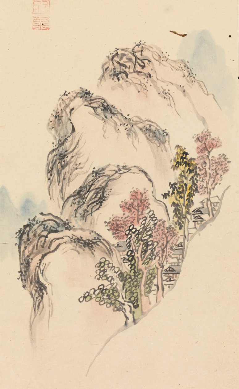 風景画のアルバム 18世紀後半 作： 桑山玉洲