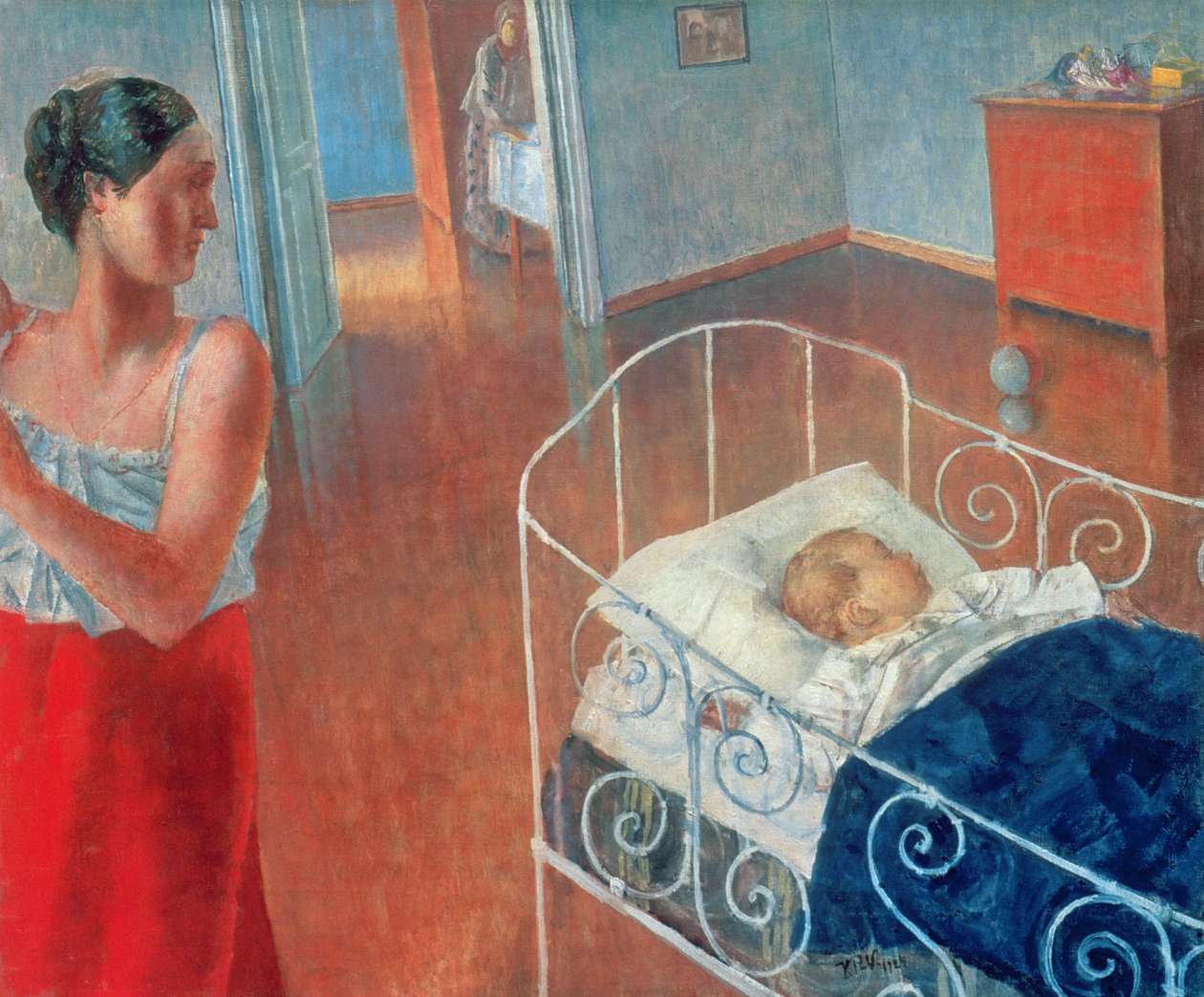 眠れる子1924 作： クズマ・セルゲビッチ・ペトロフ・ヴォドキン