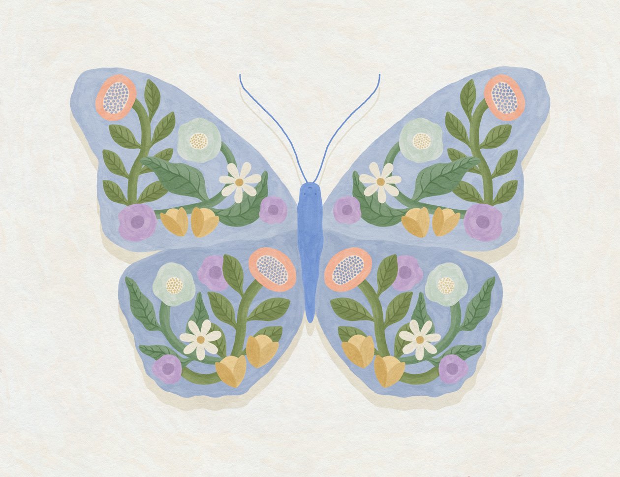 Spring Blooms Butterfly, 2023（デジタル） 作： レディ・アン・デ・ボルハ