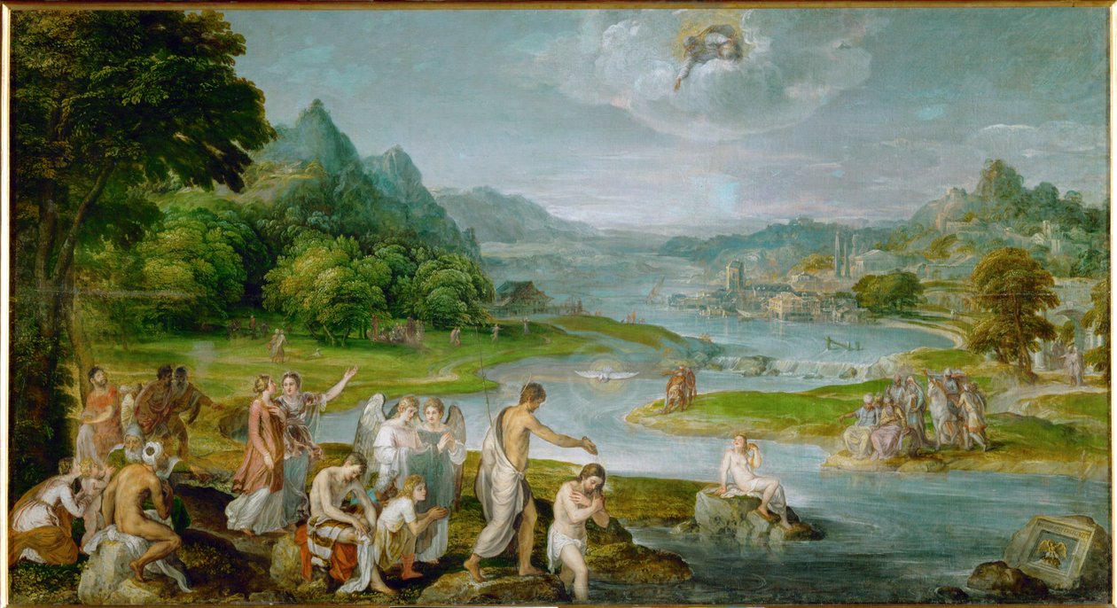 キリストの洗礼 作： ランバート・サトリス