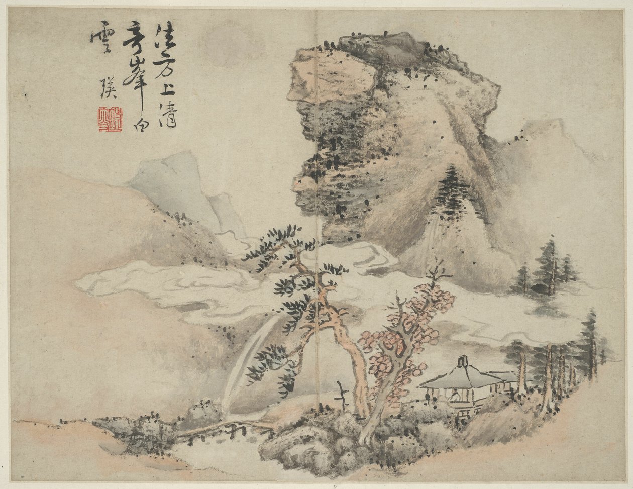 古代の巨匠のスタイルの風景：Fang Congyi（1340年頃から1380年頃に活動）の後 作： 蘭英