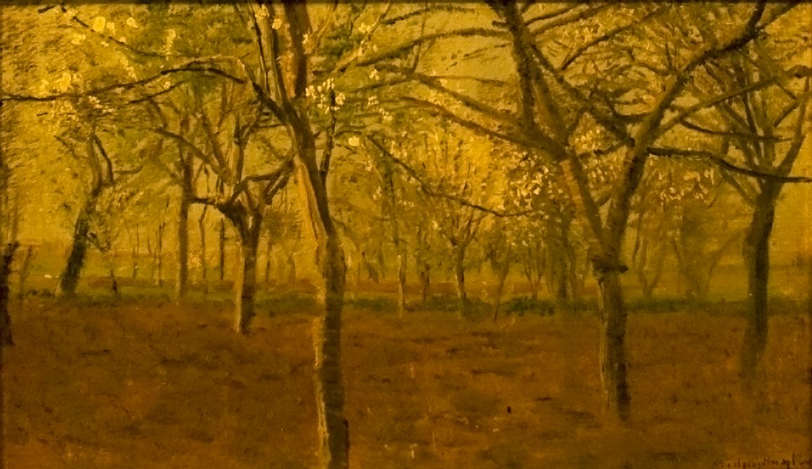 Viragzo almafakn英語：Blossoming_Apple_Treesn 作： ラズロ・メドニャンスキー