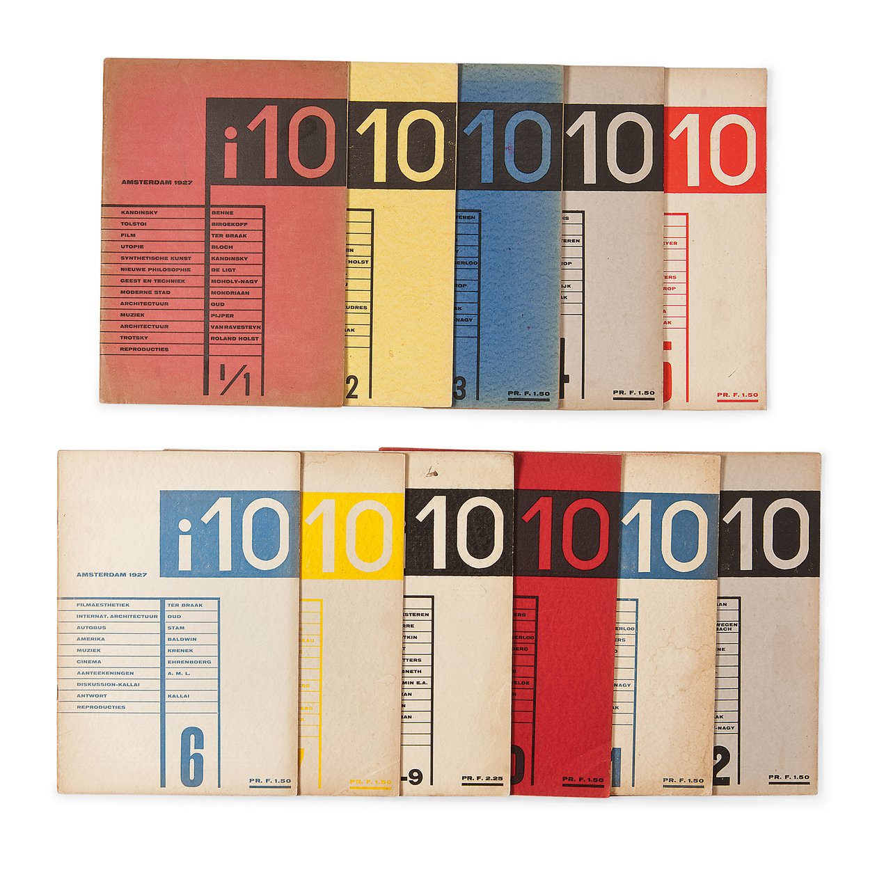 雑誌「i10InternationalRevue」の第1巻の号 作： ラズロ・モホリー・ナジ