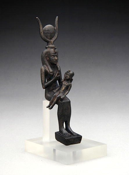 ハルポクラテスとイシス 紀元前7～4世紀 青銅製 作： エジプト後期