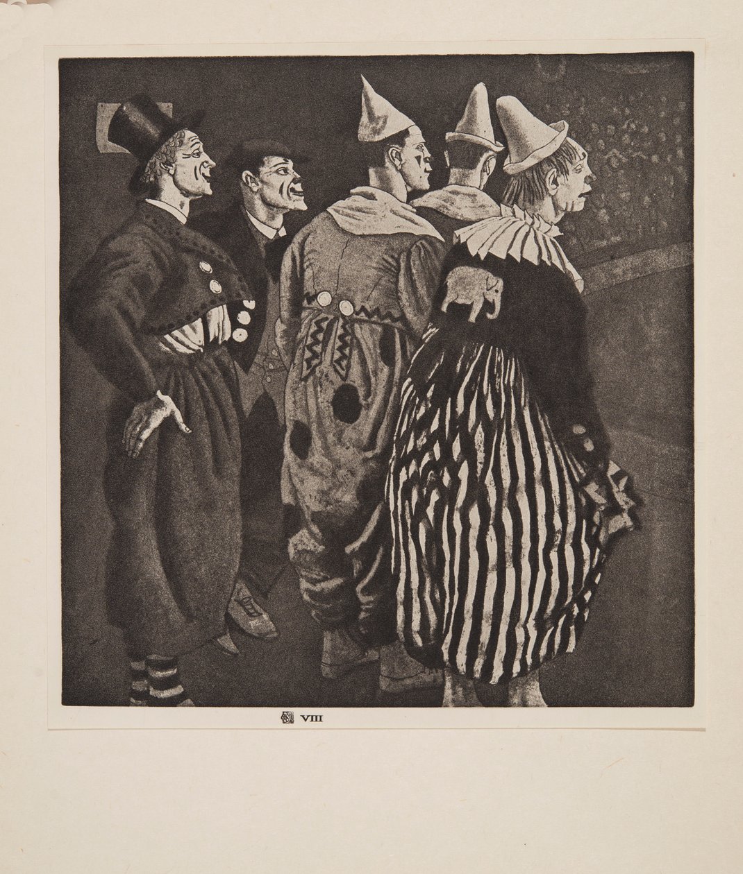 Five Clowns、パブ。 1926年。 作： ローラ・ナイト