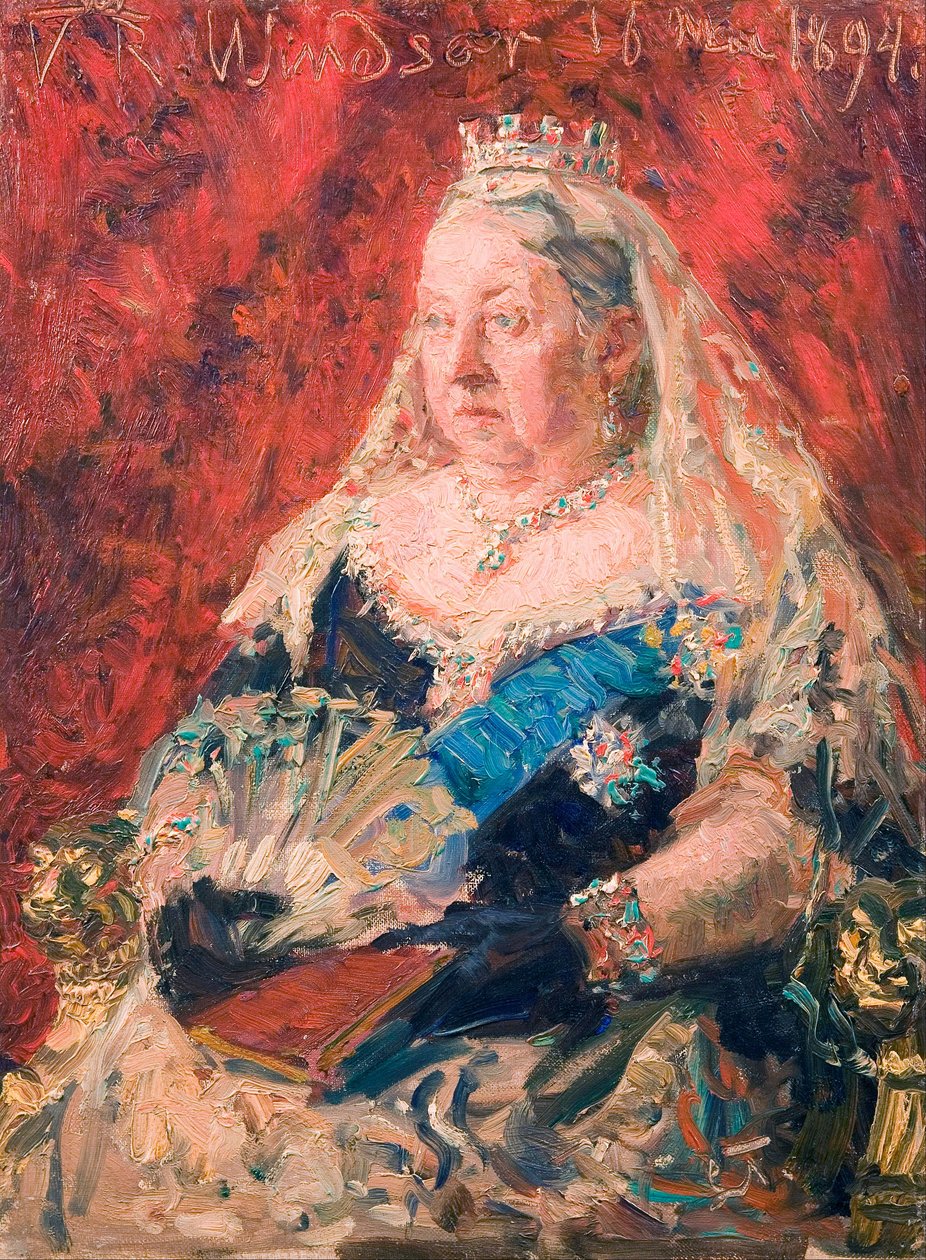 ビクトリア女王の肖像 作： Laurit 社のスプリンクラー Tuxen