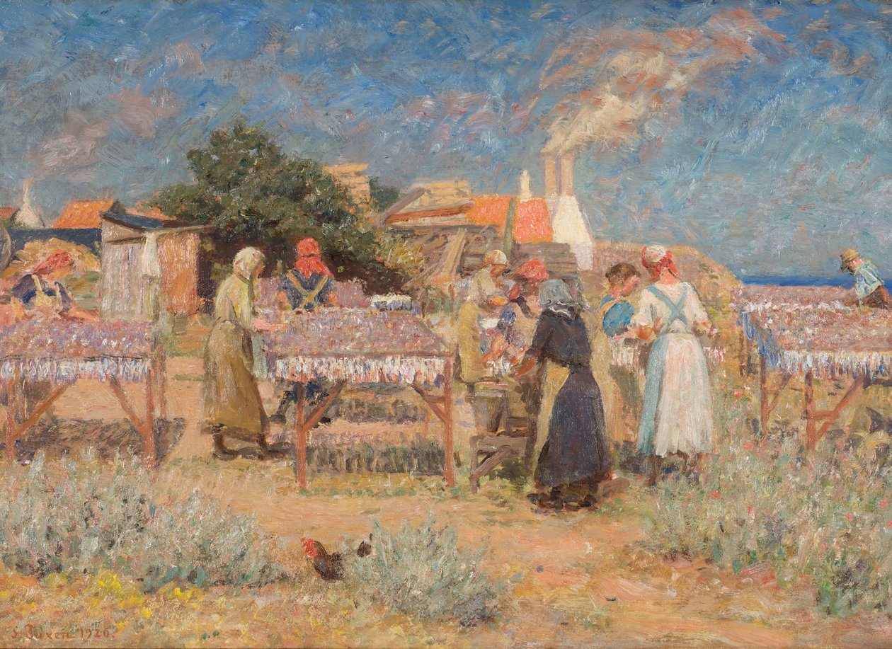 日干しニシン 作： Laurit 社のスプリンクラー Tuxen