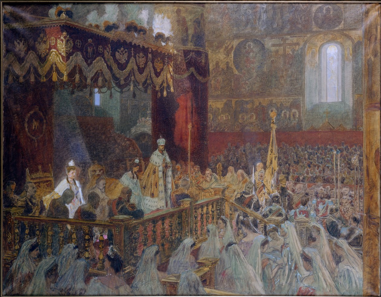 皇帝ニコラ2世の戴冠式 作： Laurit 社のスプリンクラー Tuxen