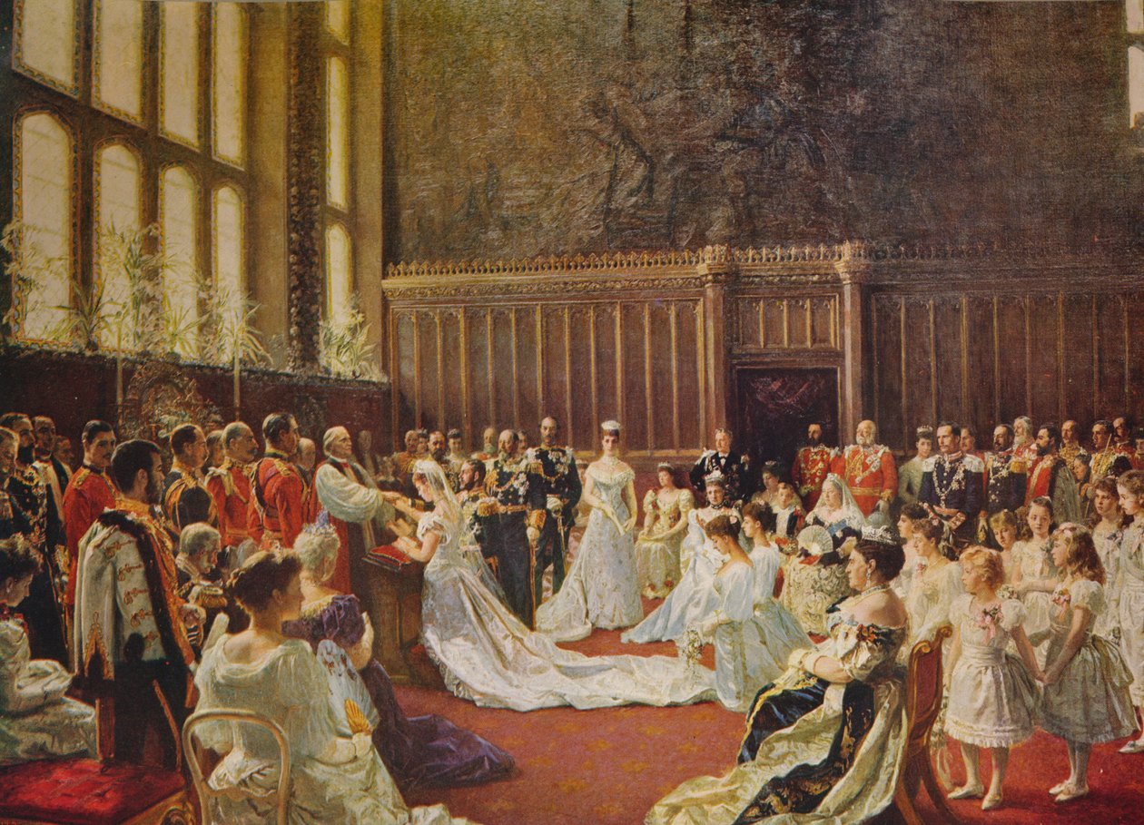 キングジョージ5世の結婚、1894年、c1915 作： Laurit 社のスプリンクラー Tuxen