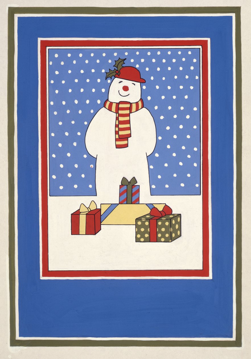 クリスマス雪だるま 作： ラビニア・ハマー