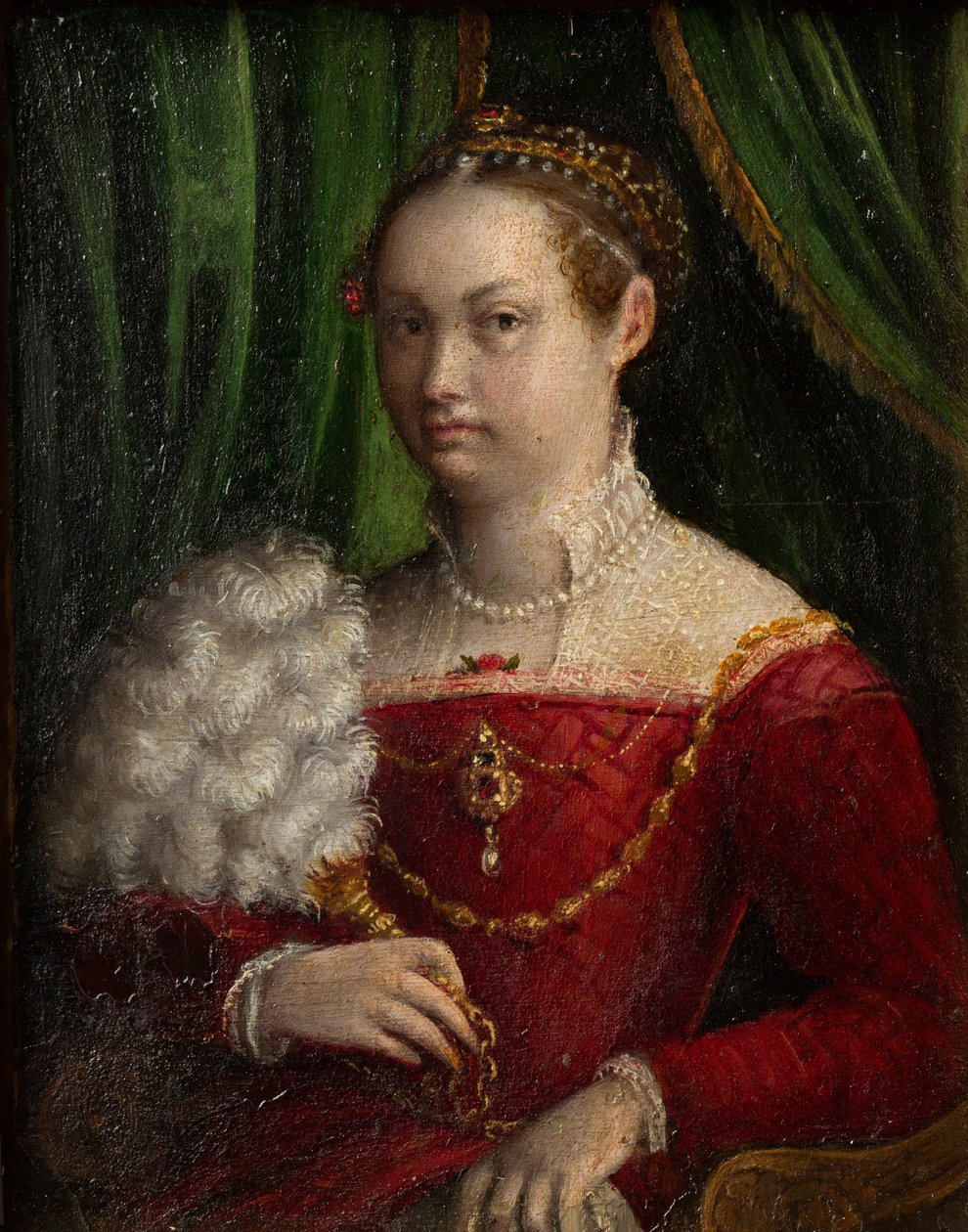 自画像、1577～1585年頃。 作： ラビニア・フォンタナ