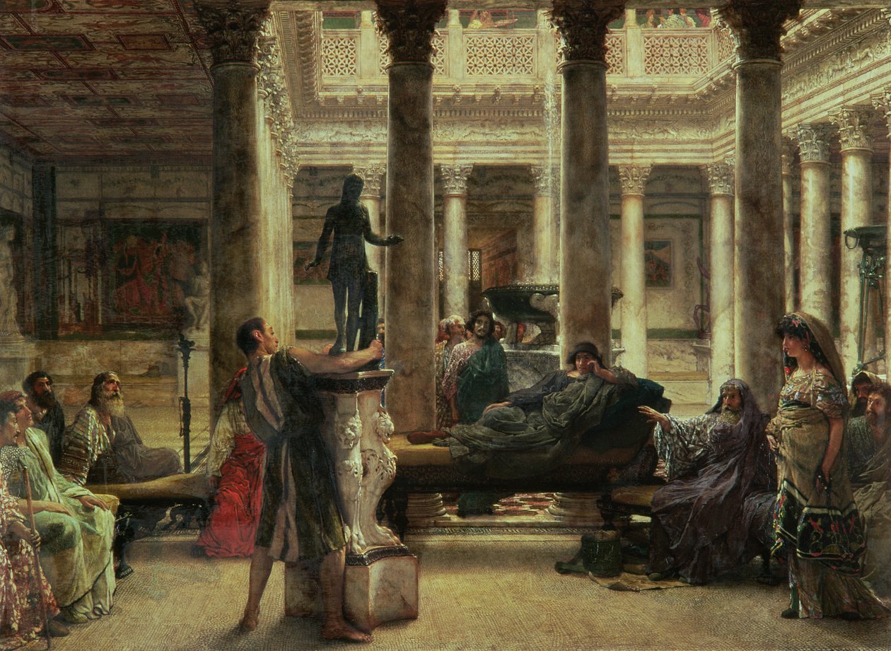 ローマ美術の恋人、1870 作： ローレンス・アルマ・タデマ