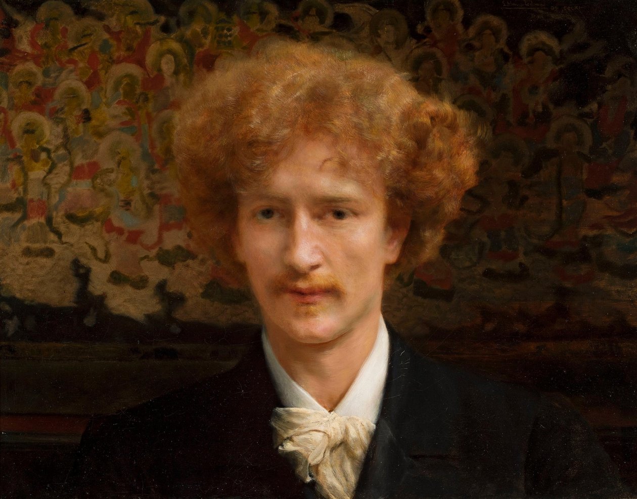 イグナシー・ヤン・パデレフスキ（1860-1941）の肖像 作： ローレンス・アルマ・タデマ