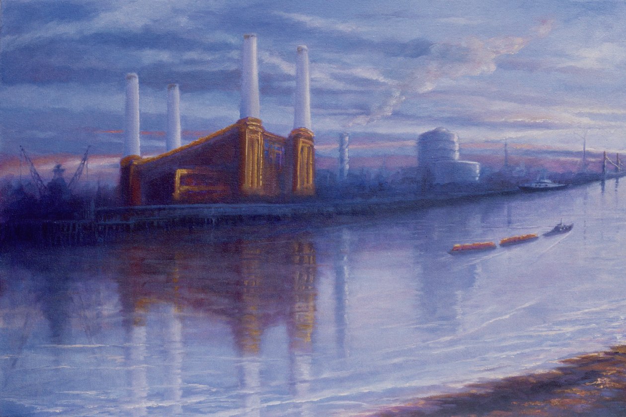 Old Glory、1999 Battersea Power Station、Thames 作： リー・キャンベル