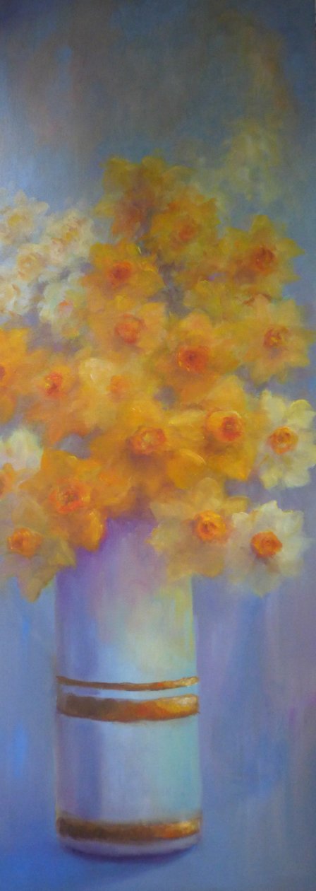 水仙の花瓶、2018、 作： リー・キャンベル