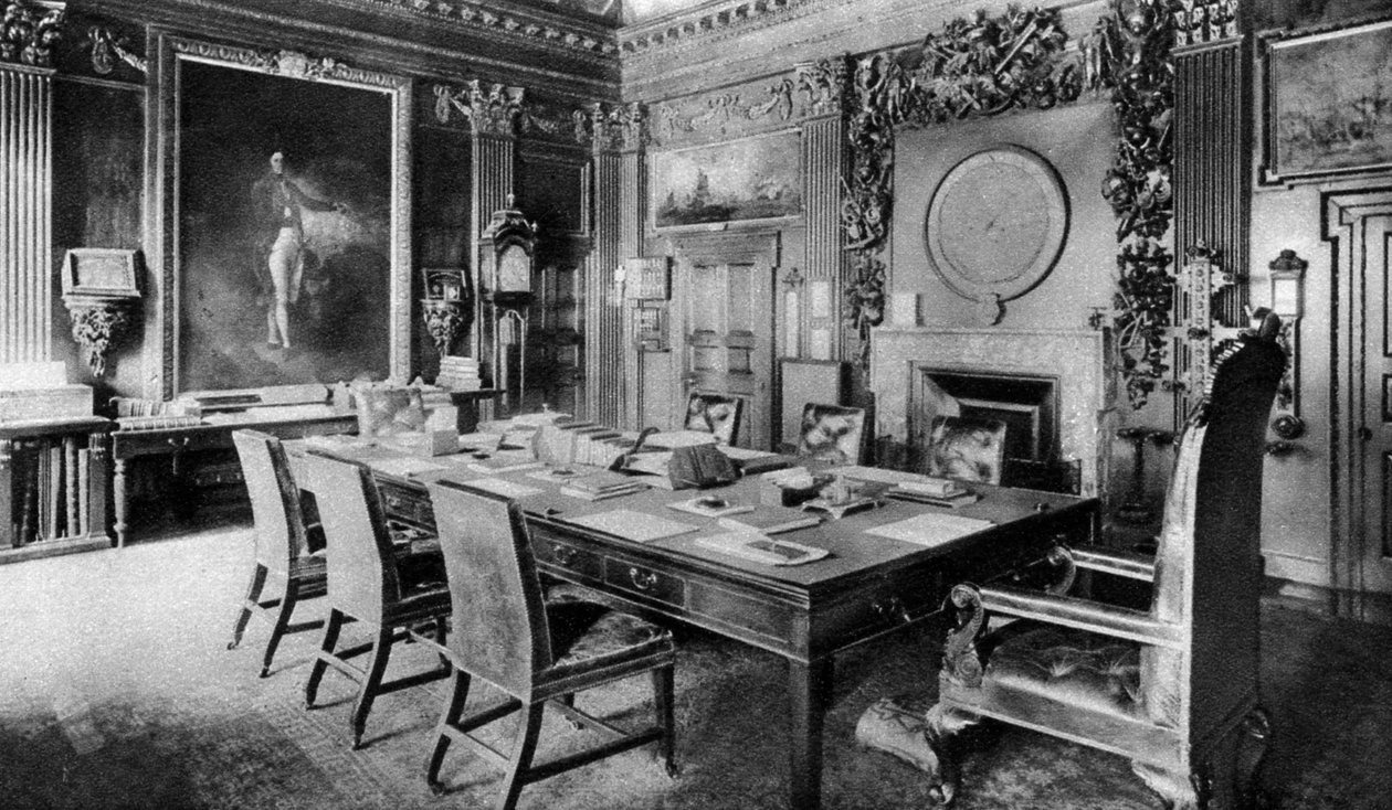 アドミラルティの役員室、ロンドン、1926-1927。 作： レメール